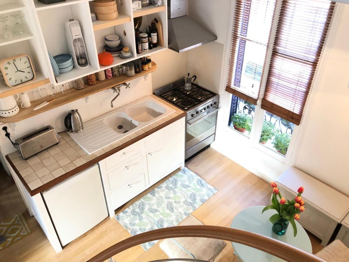 Paris Petit Appartement Lumineux Et Atypique Exteriér fotografie